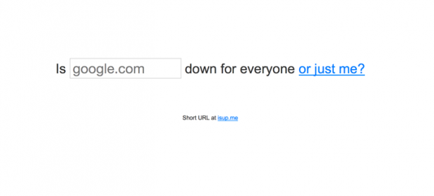 サイトのサーバーが落ちてるかどうかを調べられるサイト「Down For Everyone Or Just Me」！