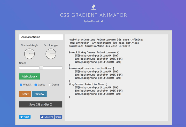 css-gradient-animator