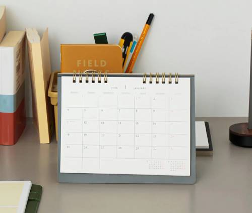 卓上カレンダーのサイズ