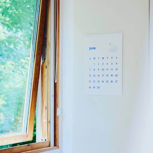 おしゃれな壁掛けカレンダー8