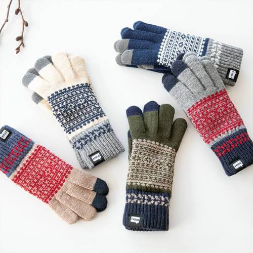 おしゃれなスマホ対応手袋5