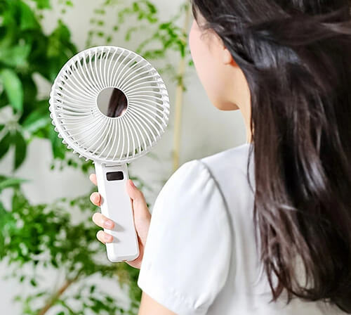 おしゃれな携帯扇風機・ハンディファン12