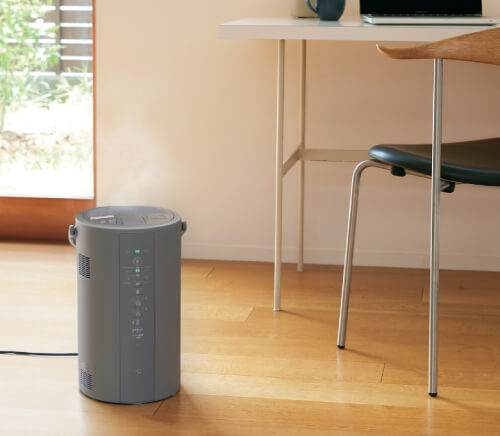 スチーム式加湿器の加湿能力や対応している部屋の広さ