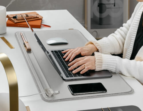 おしゃれなデスクマット1